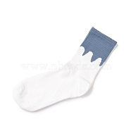 Cotton Knitting Socks, Crew Socks, Winter Warm Thermal Socks, 270x115x6mm(COHT-PW0001-61E)