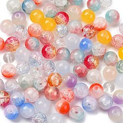 Mixed Style Glass Beads, Round, Mixed Color, 8~10mm(X1-GLAA-XCP0012-02N)