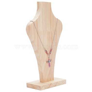 BurlyWood Wood Necklace Displays