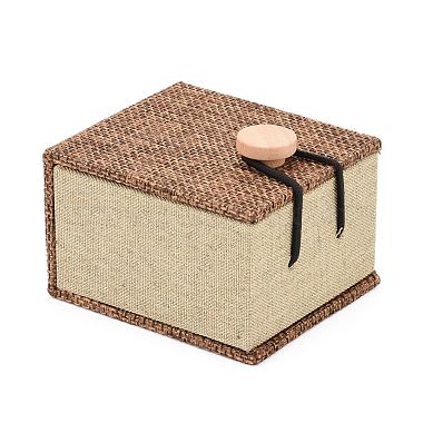 長方形の木製のリングボックス(OBOX-N013-02)-3