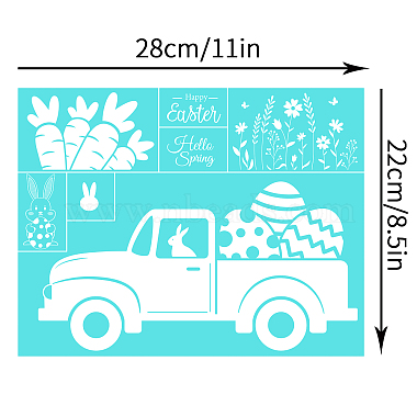 粘着性のシルクスクリーン印刷ステンシル(DIY-WH0173-021-09)-2