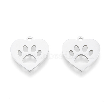 Stainless Steel Color Heart 201 Stainless Steel Charms