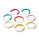Bracelets extensibles en perles de tube acrylique(BJEW-JB07777)-1