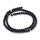 Round Natural Black Onyx Beads Strands(G-S119-4mm)-2