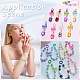 100Pcs Transparent Acrylic Beads(TACR-SP0001-20)-5