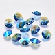 Faceted Glass Rhinestone Charms(X-RGLA-F049-8mm-206PS)-1