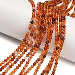 abalor&iacute;os de &aacute;gata naturales strands, ronda, 3~3.5 mm, agujero: 0.7 mm, acerca de 135~139pcs/strand, 14.76 14.96 cm)(G-Z116-A06-3mm)