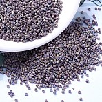 MIYUKI Delica Beads, Cylinder, Japanese Seed Beads, 11/0, (DB1067) Matte Metallic Thistle Gold Iris, 1.3x1.6mm, Hole: 0.8mm, about 2000pcs/10g(X-SEED-J020-DB1067)