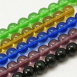 4mm Mixed Color Round Glass Beads(GR4mm)