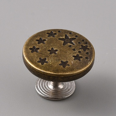 ジーンズ用の亜鉛合金の拡張可能で取り外し可能なボタンピン(FIND-WH0034-92AB-02)-1