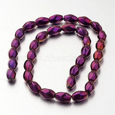 Electroplate Non-magnetic Synthetic Hematite Beads Strands(G-F300-12)-2