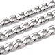 304 Stainless Steel Cuban Link Chain(STAS-B019-01P)-1