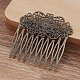 Iron Hair Comb Findings(OHAR-PW0001-433AB)-1