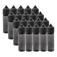 BENECREAT Plastic Squeeze Bottles, Black, 30x114.5mm, Capacity: 50ml(AJEW-BC0001-33B)