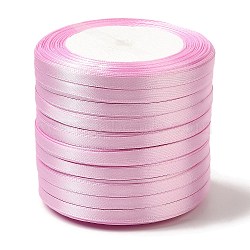 Single Face Satin Ribbon, Polyester Ribbon, Purple, 1/4 inch(6mm), about 25yards/roll(22.86m/roll), 10rolls/group, 250yards/group(228.6m/group)(RC6mmY045)