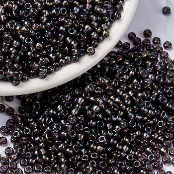 MIYUKI Round Rocailles Beads, Japanese Seed Beads, 8/0, (RR3547), 3mm, Hole: 1.1mm, about 422~455pcs/10g