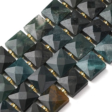 naturelles agate perles brins(G-F839-A24-01)-2