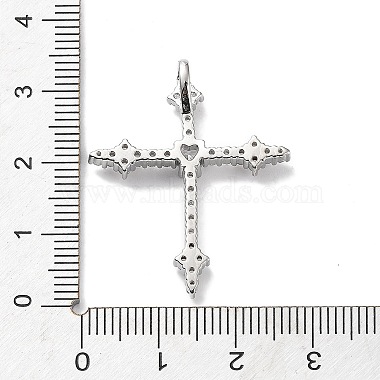 Placage de crémaillère en laiton micro pavé pendentifs en zircone cubique(KK-Q786-03P)-3