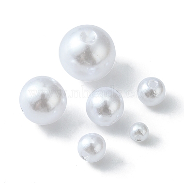5 perles d'imitation en plastique ABS de style(KY-FS0001-05)-3