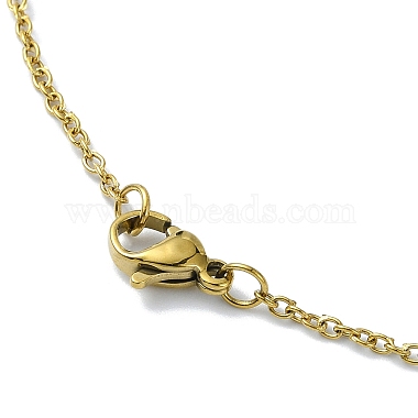 Cat Shaped Alloy Enamel Pendant Necklace(NJEW-JN04613-04)-5
