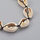 Cowrie Shell Beaded Necklaces(X-NJEW-JN02293)-3