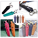 4Pcs 4 Colors PU Leather Hairdressing Scissor Pouch(AJEW-FG0002-33)-4