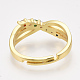 Adjustable Brass Micro Pave Cubic Zirconia Finger Rings(RJEW-S044-003)-3