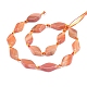 Agate à bandes naturelles / brins de perles d'agate à rayures(G-L544-052)-3