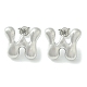 Rack Plating Brass Earrings(EJEW-S222-01P-W)-1