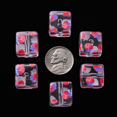 Transparent Printed Acrylic Beads(MACR-S374-08A-03)-3