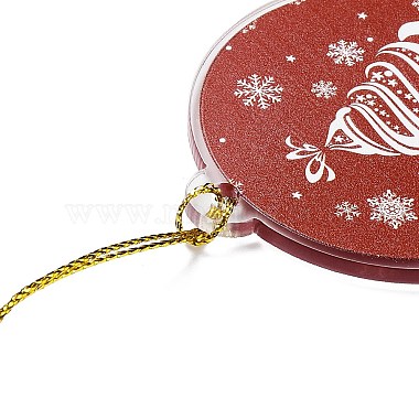 Décoration pendentif en acrylique sur le thème de Noël(HJEW-G021-01B)-3