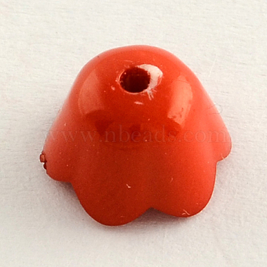 Opaque Acrylic Flower Bead Caps(SACR-Q099-M45)-3