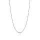 SHEGRACE Rhodium Plated 925 Sterling Silver Box Chain Necklaces(JN736A)-1