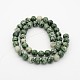 Brins de perles rondes en jaspe tache verte naturelle(G-P070-45-12mm)-2
