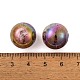 UV Plating Rainbow Iridescent Two Tone Acrylic Beads(PACR-C009-04F)-3