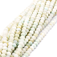 Natural Gemstone Beads  Strands, Faceted, Rondelle, 5.5~6x4~4.5mm, Hole: 1mm, about 95pcs/strand, 15.59''(39.6cm)(G-E569-I20)