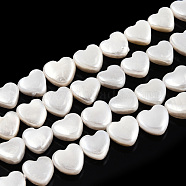 Natural Freshwater Shell Beads Strands, Heart, 6~6.5x6~7x2.5~3mm, Hole: 0.5mm, about 57~58pcs/strand, 14.96 inch~15.16 inch(38cm~38.5cm)(SHEL-N026-220B)
