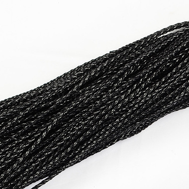 3mm Black Imitation Leather Thread & Cord