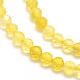 Natural Yellow Opal Beads Strands(G-F509-07-4mm)-3