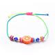 Adjustable Nylon Thread Kid Braided Beads Bracelets(BJEW-JB04454-M)-2