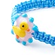 Adjustable Nylon Thread Braided Bead Bracelets for Kid(BJEW-JB06461)-3