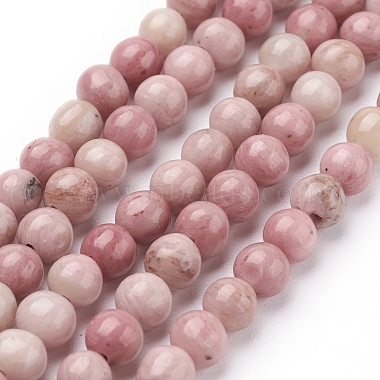 Chapelets de perles en rhodonite naturelle(G-G099-4mm-33)-1