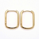 Brass Huggie Hoop Earrings(KK-H741-05G)-1