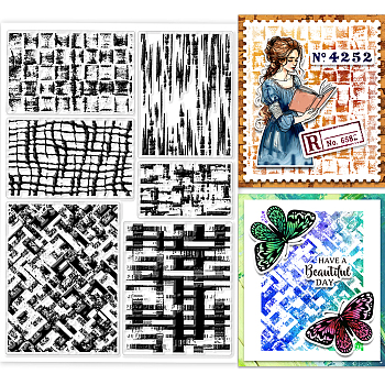 PVC Stamps, for DIY Scrapbooking, Photo Album Decorative, Cards Making, Stamp Sheets, Film Frame, Mixed Shapes, 21x14.8x0.3cm