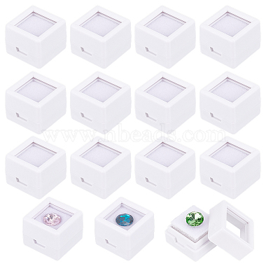 White Square Plastic Gift Boxes