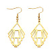 201 Stainless Steel Dangle Earrings(STAS-S105-JN610-2)-1