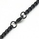 Trendy Men's 201 Stainless Steel Box Chain Necklaces(NJEW-L043B-46B)-3