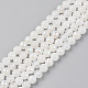 Electroplated Natural White Moonstone Beads Strands(G-S369-012B-C)-1