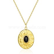 Natural Hypersthene Pendant Necklaces for Women(NT0589-3)
