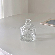 Mini Glass Vase, Micro Landscape Dollhouse Accessories, Pretending Prop Decorations, Clear, 65x80mm(BOTT-PW0011-12A)